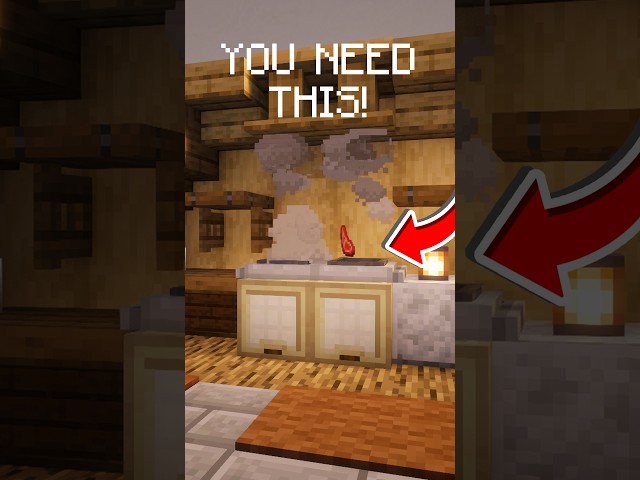How to build a realistic stove in Minecraft #minecraft #gaming