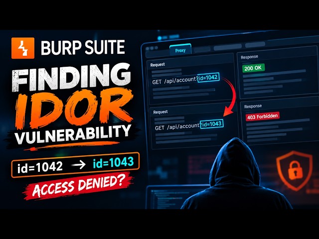 Burp Suite for Beginners: Find IDOR Vulnerabilities in Web Applications