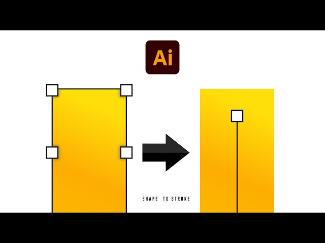 Turn Any Shape Into a Stroke in Illustrator | (Step-by-Step)