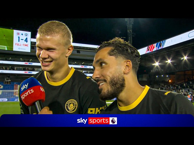 Erling Haaland & Rayan Cherki's FULL post-match reaction to Man City's 4-1 win at Crystal Palace