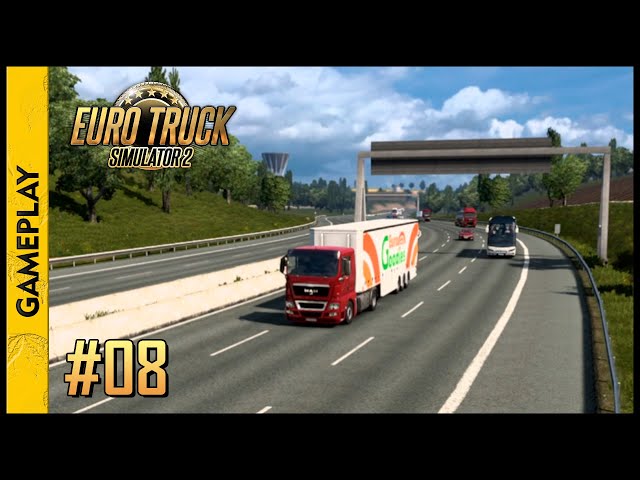EURO TRUCK SIMULATOR 2 (Liverpool - GB x Duisburg - D)(Gameplay) #08