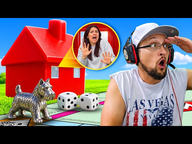 We Got TRAPPED Inside A GIANT MONOPOLY BOARD