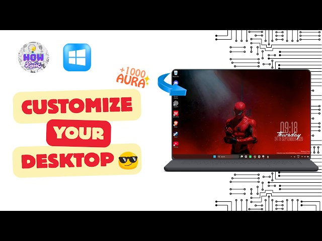 How to Add a Clock Widget on Windows 11 | Easy Rainmeter Tutorial