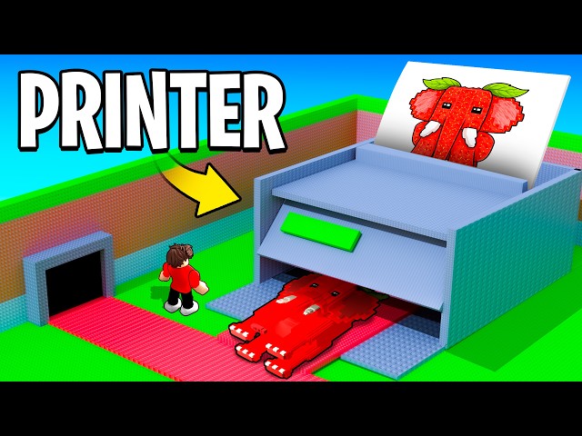 I Added a AUTO PRINTER In Steal a Brianrot...