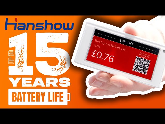 Hanshow Electronic Shelf Labels (ESLs) | The Barcode Warehouse