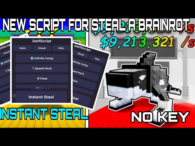 Steal a Brainrot Best Script | INSTANT STEAL FLY TELEPORT INFINITI JUMP ESP