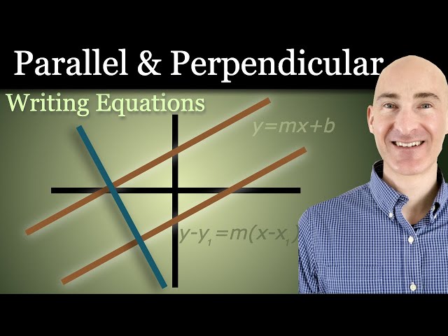 Parallel and Perpendicular Lines: Writing Equations Through a Point (Algebra 1 / Geometry)