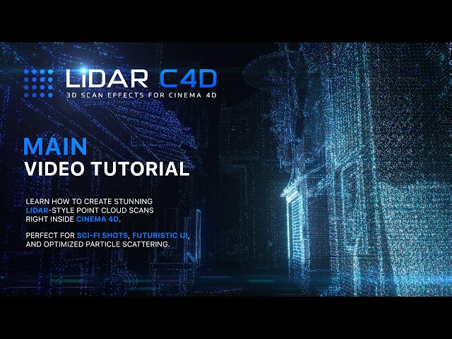 LiDAR for Cinema 4D: Tutorial