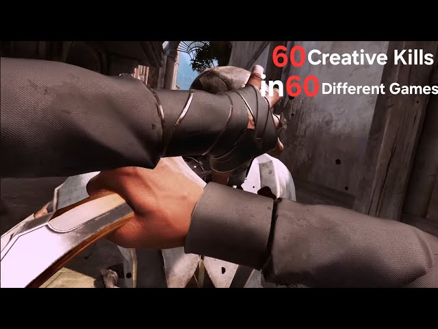60 Creative Kills in 60 Different Games 4K60FPS