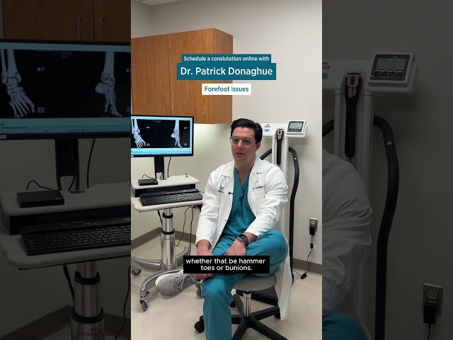 Care from Toes to Ankles: Schedule with Dr. Patrick Donaghue
