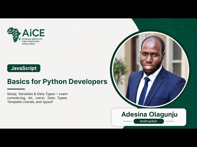 01 JavaScript Basics for Python Developers