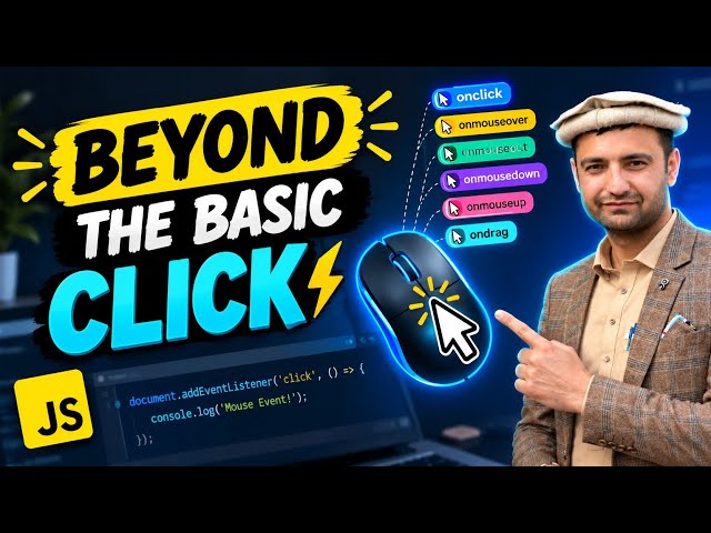 JavaScript DOM Mouse Events Full Course | Learn (mouseover) (mouseleave) (mousemove)