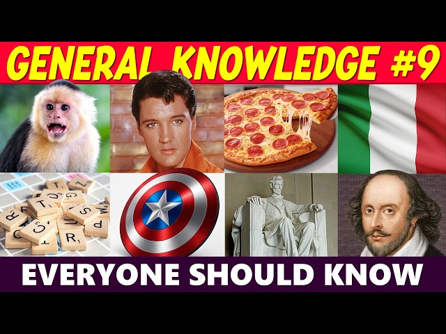 General Knowledge Trivia Quiz #9 🧠 | 100 Questions Everyone Should Know