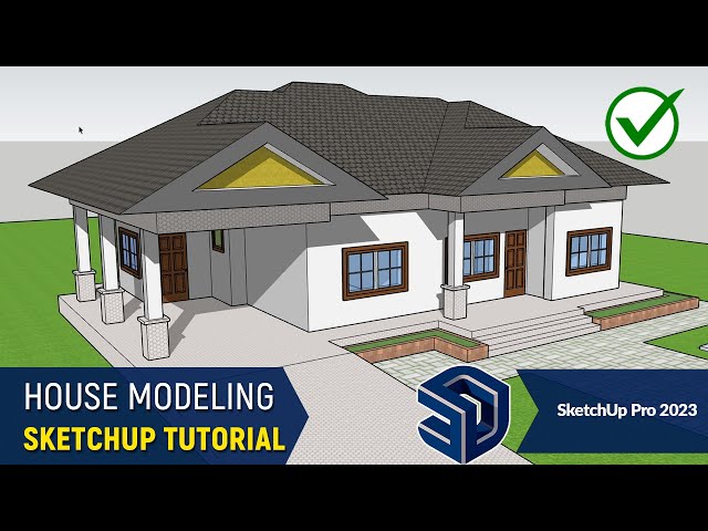 ✅ How to Design, Build or Create a House in SketchUp Pro (3 Bedroom House) - 2026