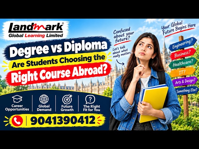 🎓 Degree vs Diploma: Are Students Choosing the Right Course Abroad?