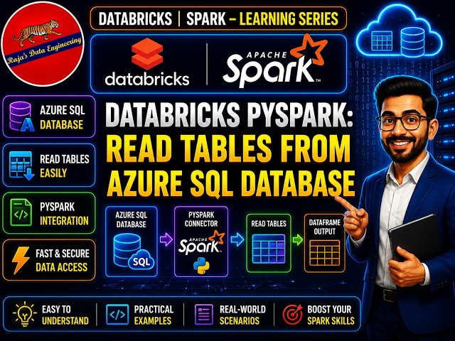 18. Databricks & Pyspark: Ingest Data from Azure SQL Database