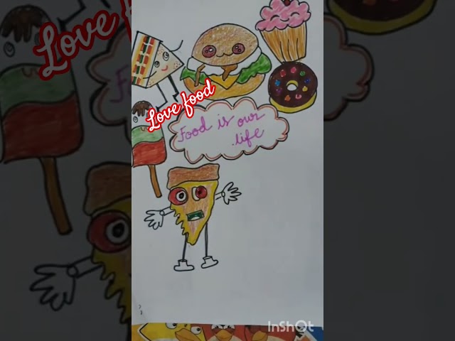 Junk food lovers, this is for you #fooddrawing #junkfood #art #drawing #doodle #doodleart #hangry
