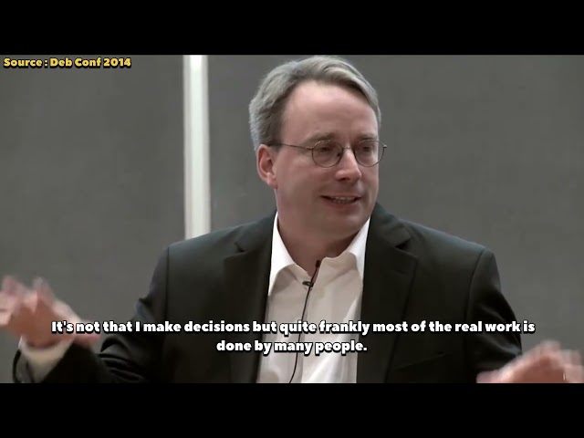 Linus Torvalds Explains How Linux Really Works