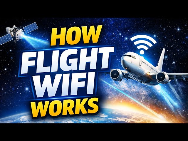 Internet in Aeroplanes Explained | SATCOM Technology | How Flight WiFi Really Works