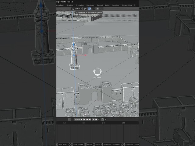 Creating an Ancient City in CGI 🔥 | Babylon City #vfx #cgi #blender # #cgdesign #photoreal