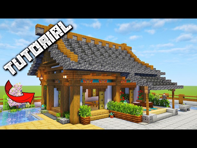 Japanese Bathhouse | Minecraft Tutorial