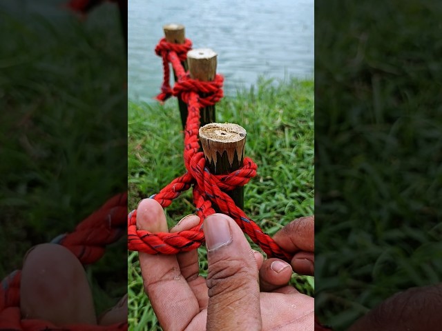 This Rope Knot Is Surprisingly Strong! #Shorts #ropeknots #knotting #learning