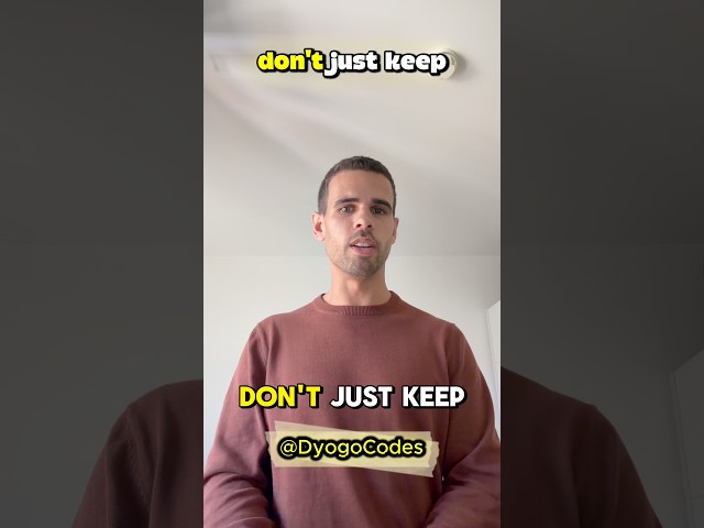 Stop watching tutorial after tutorial. 🐍