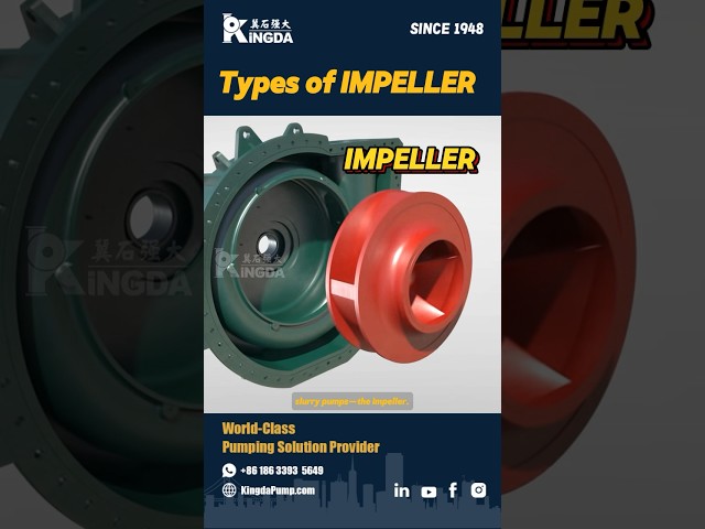 How to choose the Impeller for a slurry pump? | Types of Impeller #slurrypumpspareparts
