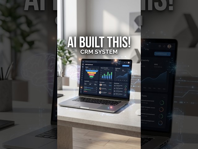 AI Built This CRM From Scratch | AI-Powered CRM Website