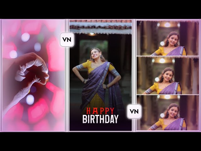 Birthday Status Video Editing Tamil | Vn Editor Birthday Editing Preset Tutorial