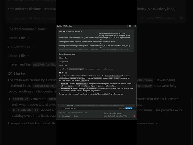 HOW I USED ANTIGRAVITY TO DEBUG ERRORS IN ANDROID STUDIO #aicoding #androidstudio #antigravity