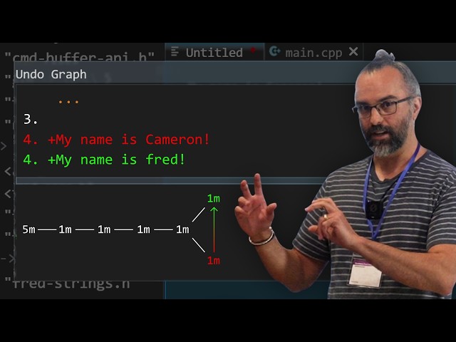 A text editor that uses C for everything // Cameron DaCamara (Handmade Network Expo 2026)