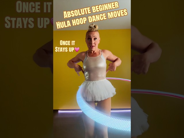 Absolute beginner hula hoop dance moves #hulahoop #learntodance #hoopdance