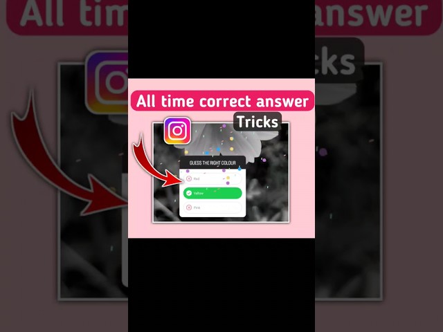 Correct Answer to All Instagram Story Quiz