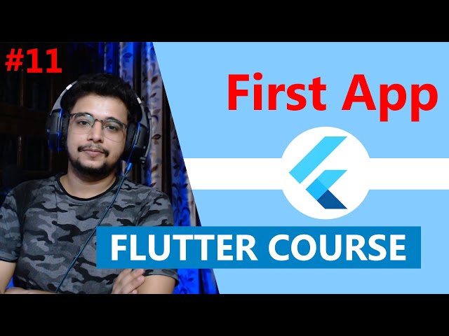 First Flutter App video 2 - for beginners - Flutter in Hindi (Free Course) Part 11
