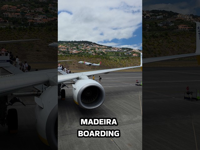 Madeira Boarding #madeira #aviation #madeiraairport ✈️