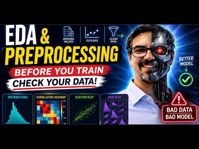 Data Preprocessing & EDA for Machine Learning | What to Check Before Training