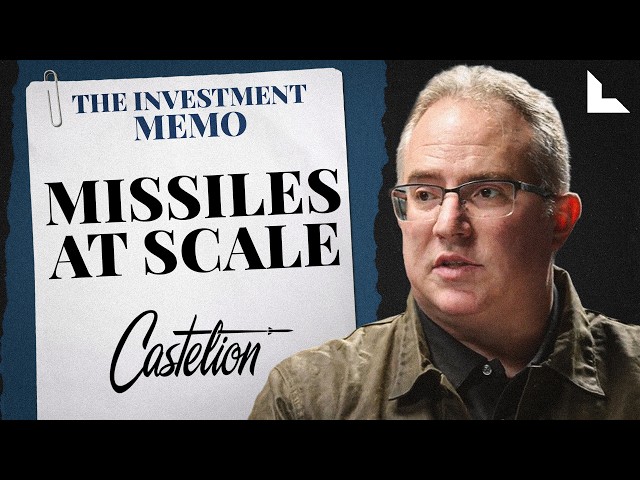 Meet the Company Building Hypersonic Missiles | Bryon Hargis, Castelion