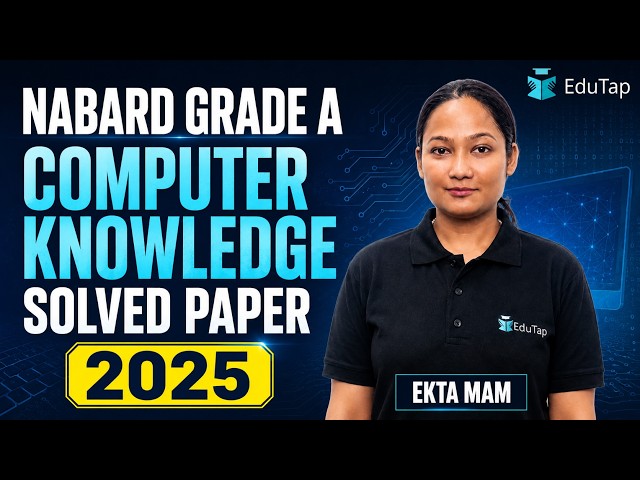 NABARD Grade A 2025 Phase 1 Computer Knowledge Previous Year Paper Solved With Analysis