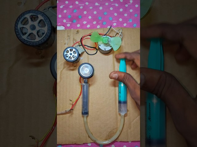 I Built Hydrolic brake system energy recovery by Dc motor! #dcmotor #shorts #tech #project