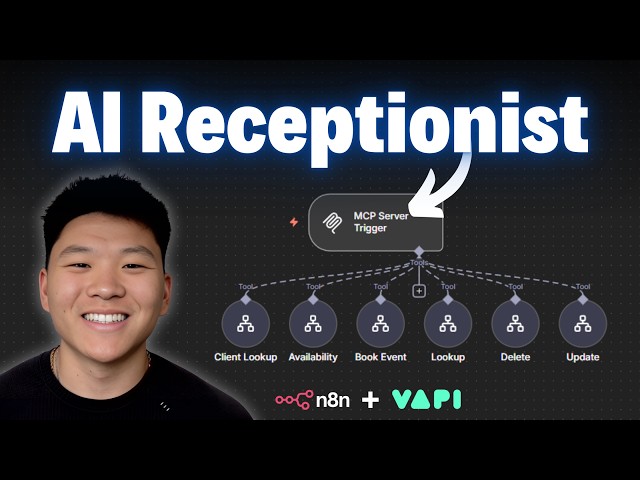 I Built an AI Voice Receptionist with Vapi and n8n MCP (free template)