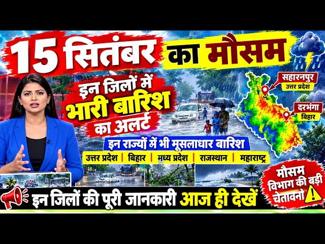 16 सितंबर का मौसम| today weather update, heat wave, #Mausam_ki_jankari #Lucknow_weather #आज_का_मौसम