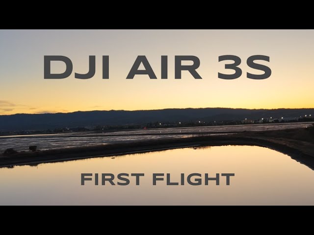 First Flight with DJI Air 3S, Salt Flats and Ducks