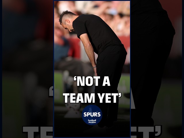 Roberto De Zerbi gives an honest assessment of his squad