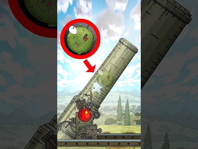 The weapon is Transport #gerand #kv44 #cartoontanks #shorts