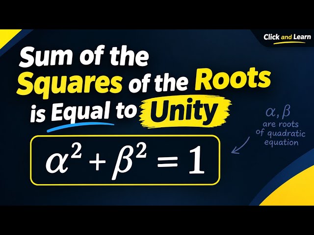 Find Unknown Values in Quadratic Equation | Type 3 | Step-by-Step Method | Click and Learn