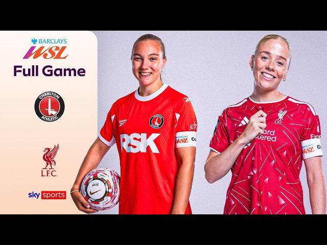 FULL MATCH! | Charlton 0-4 Liverpool | Women's Super League