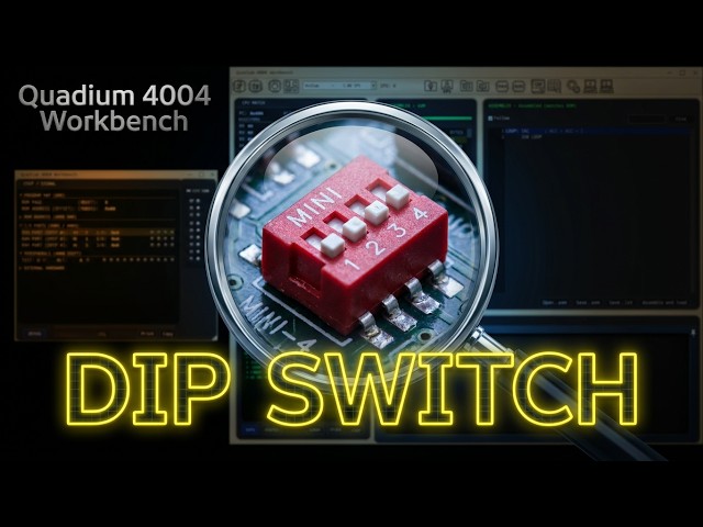 Intel 4004: Wiring Mini DIP Switches | Quadium 4004
