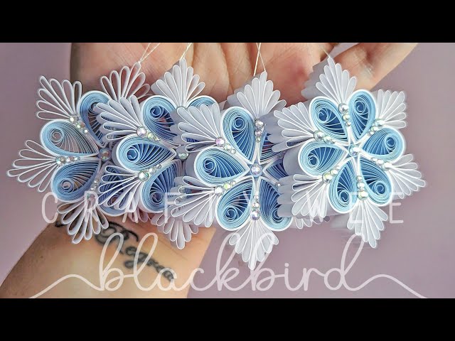 Paper Quilled Snowflake Tutorial Using A Husking Board