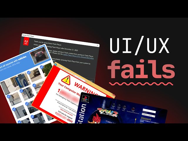 Popular UI/UX that actually SUCKED